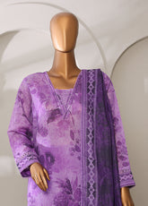 Meenakari By HZ Textiles Shamray Cotton 3 Piece Unstitched Suit HZ25ME MSC-908